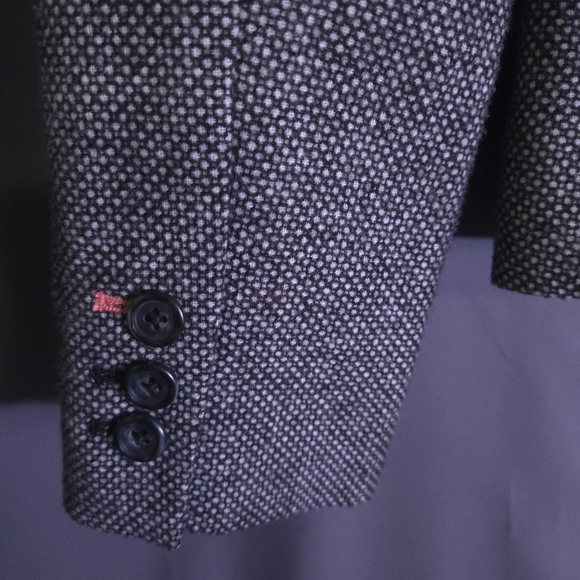 Merona‎ Tweed Wool Blend Blazer Size 2 Business Office Formal - Picture 8 of 10